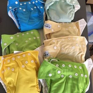 8 Cloth Diapers!
